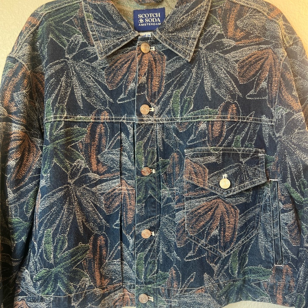 Patterned Jean Jacket - image 2